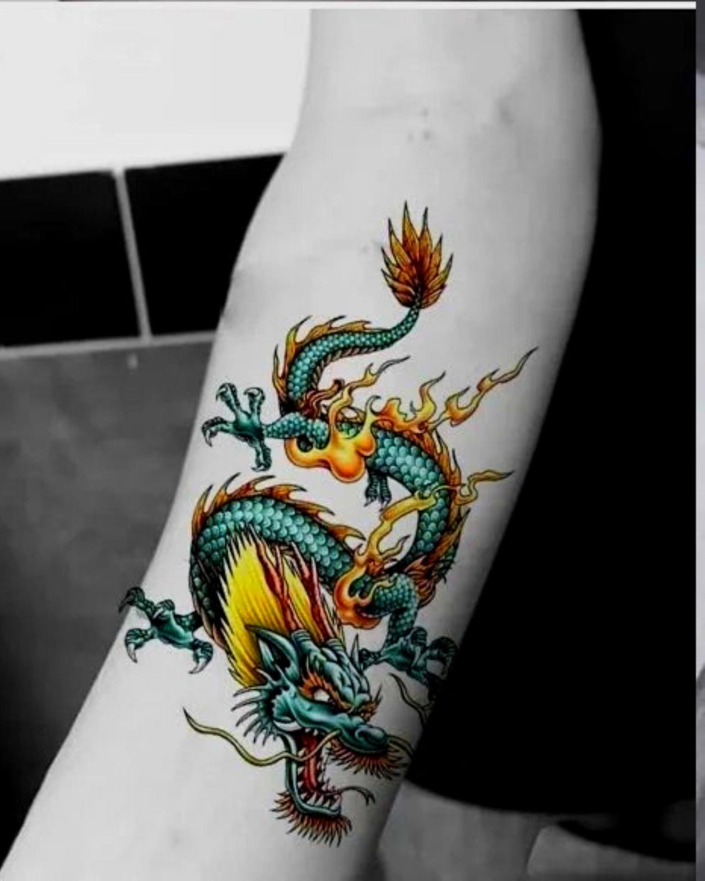 dragão azul chinês