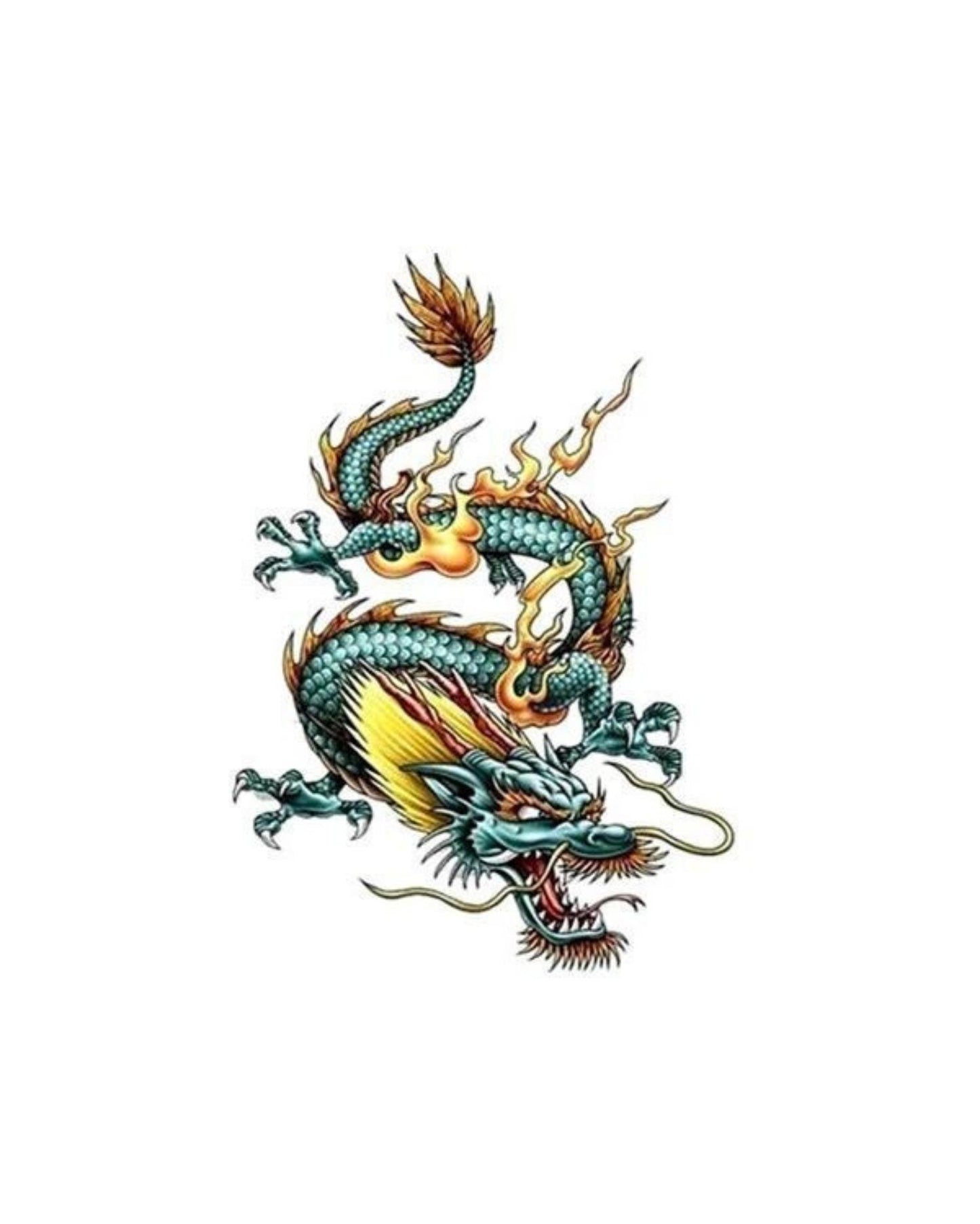dragón azul chino